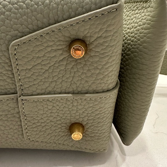 Songmont Sage Green Leather Shoulder Bag - Picture 5 of 16